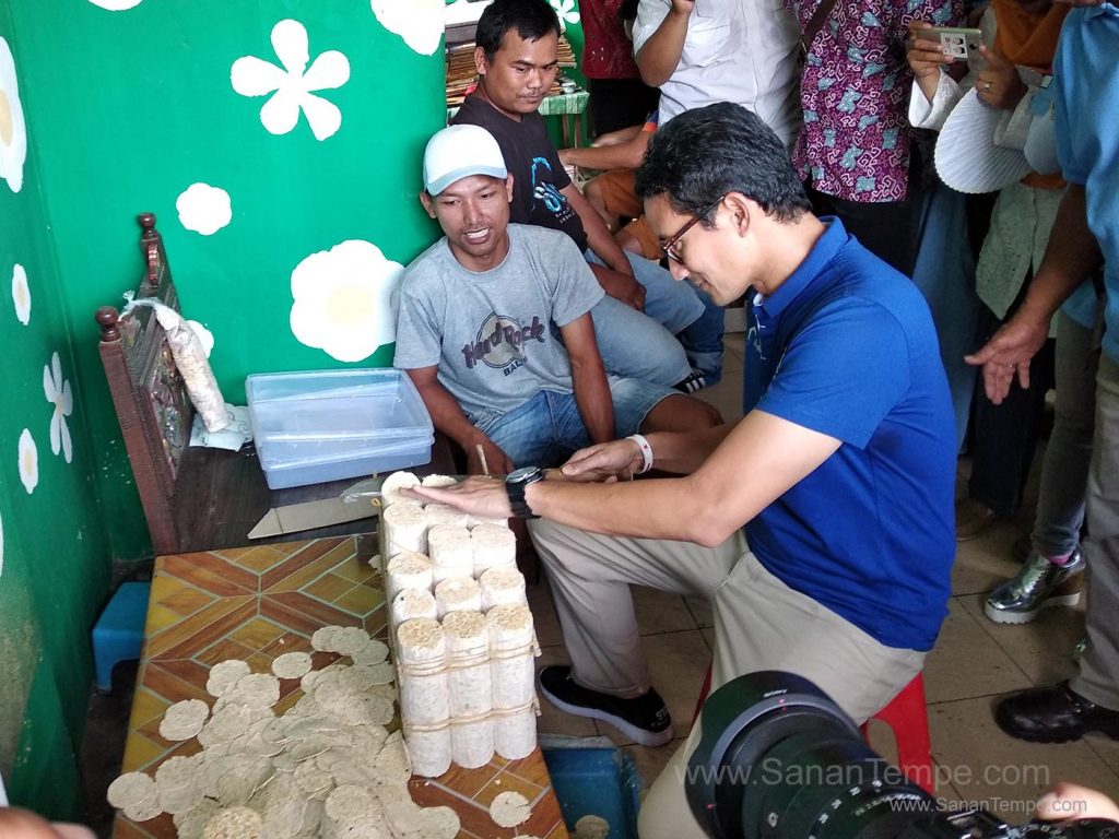 sandiaga uno keripik tempe malang